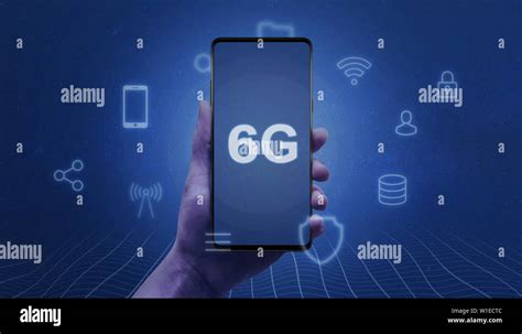 6G mobile network concept. Smart phone in woman hand with 6G on the screen Stock Photo - Alamy