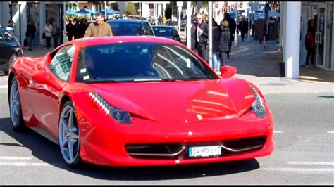 Ferrari 458 Italia Engine Sound (La Baule 2015) - YouTube