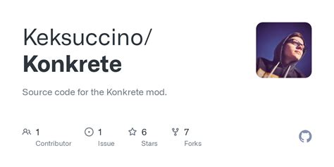 GitHub - Keksuccino/Konkrete: Source code for the Konkrete mod.