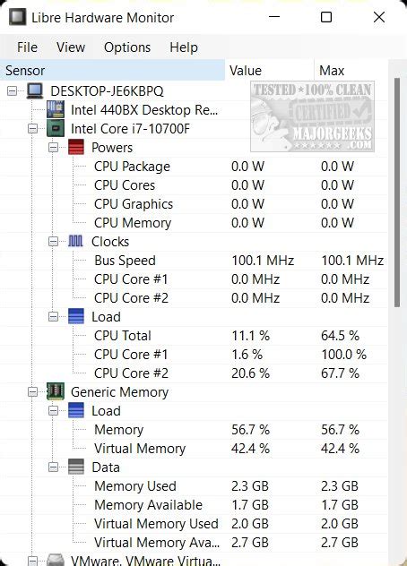 Libre Hardware Monitor 0.9.3