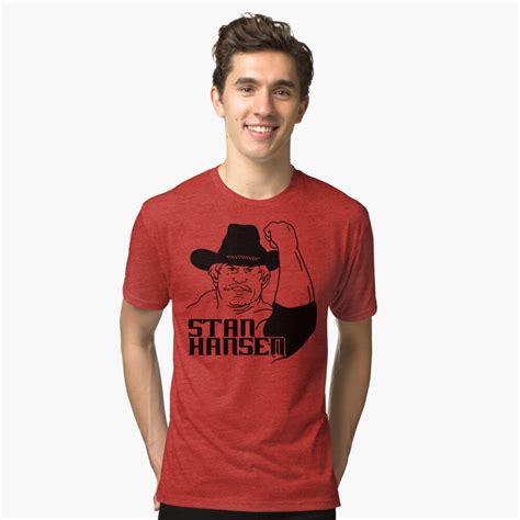 "Stan Hansen - Western Lariat!" T-shirt by strongstyled | Redbubble