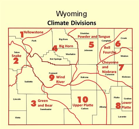 Wyoming Weather Map | World Map Gray