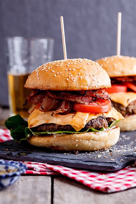 Classic Bacon Cheeseburger - Simply Delicious