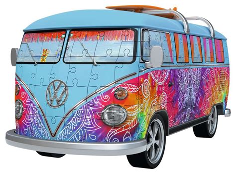 Groovy VW Campervan | 3D Puzzle Buildings | 3D Puzzles | Products | ca_en | Groovy VW Campervan