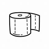 Toilet Paper Coloring Page sketch template