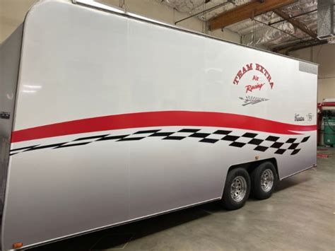 Yes, We Can Add Custom Graphics for Cargo Trailers!