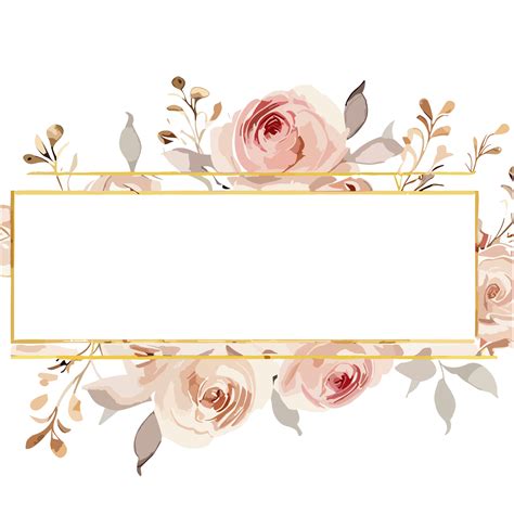 Flower border transparent background 24758667 PNG