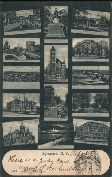 Business Buildings and Scenes Syracuse, NY Postcard