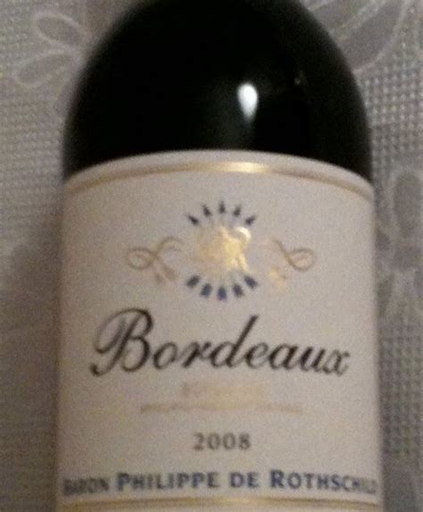 Wine Script: Baron Philippe de Rothschild Bordeaux 2008