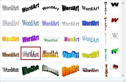 Templates: WordArt | Autotools | Jan's Working with Words