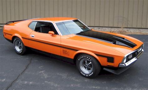 Orange 1971 Ford Mustang Fastback - MustangAttitude.com Photo Detail