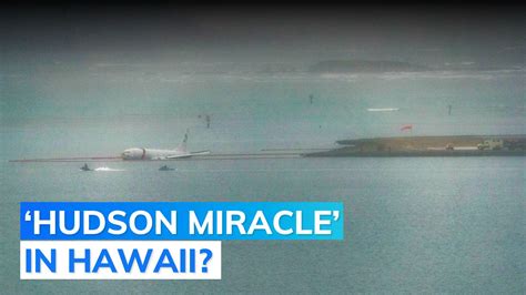 Hawaii: US Navy plane overshoots runway, splashes into water | Editorji