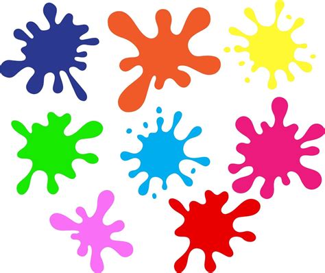 Paint Splatter Svg Paint Splats Svg, Clipart,vector,splatter Svg File ...