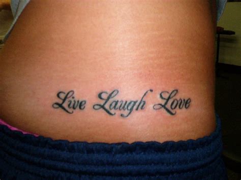 Live Laugh Love Tattoo Picture