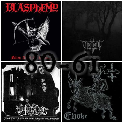 The Inspector's Top 100 Black Metal Albums of all Time (Part II) [#80-61] | Metal Amino