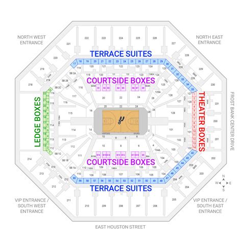 At T Center Seating Chart With Rows And Seat Numbers | Brokeasshome.com