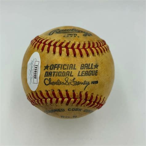 Rare Chief Noc-A-Homa Single Signed NL Baseball Atlanta Braves With JS ...