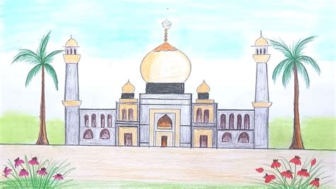 How To Draw A Mosque