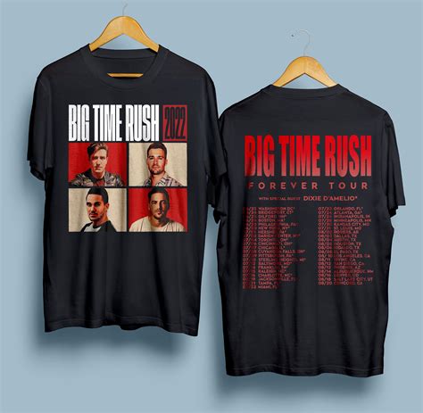 Big Time Rush Shirt, Big Time Rush Forever Tour 2022 Tee, Big Time Rush Merch, Forever Tour 2022 ...