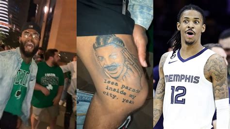 "Now you got a grown man on your leg permanently" - Twitter roasts Boston Celtics fan over Ja ...