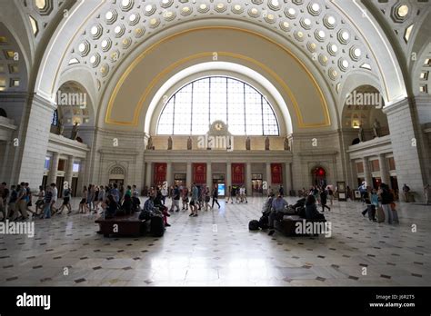 interior of union station train station Washington DC USA Stock Photo - Alamy