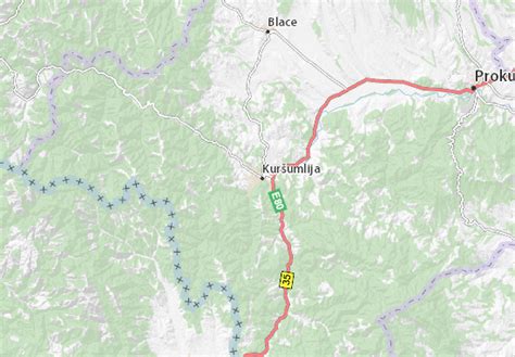 MICHELIN Kuršumlija map - ViaMichelin