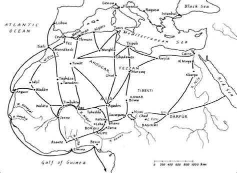 Map of Trans-Saharan Trade. | Download Scientific Diagram