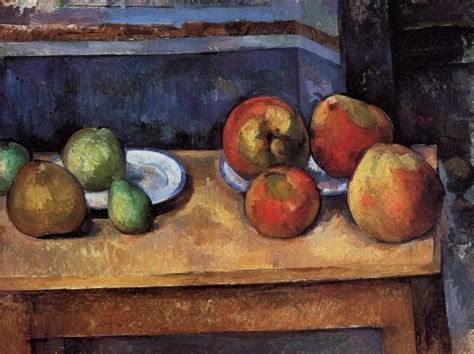 Still Life Apples and Pears, 1887 - Paul Cezanne - WikiArt.org