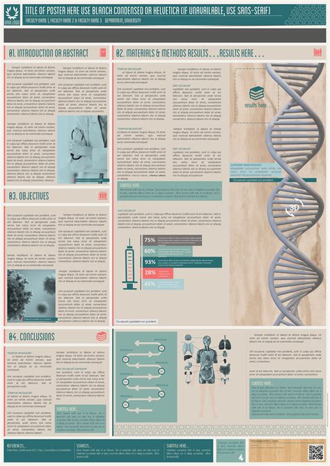 Free powerpoint templates for scientific posters #02 :: Behance