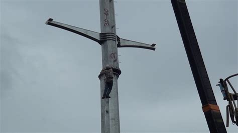 Pole Installation - YouTube