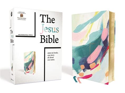 The Jesus Bible Artist Edition, NIV, Leathersoft, Multi-color/Teal, Comfort Print