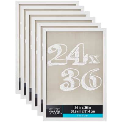 Buy in Bulk - 6 Pack: White 24" x 36" Belmont Frame by Studio Décor® | Michaels