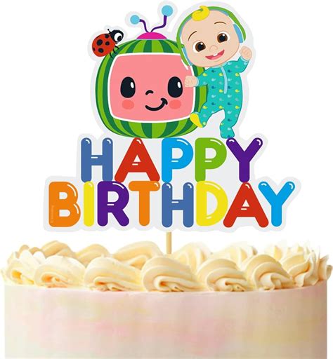 Cocomelon Birthday Party Digital Printable Cake Centerpiece, 56% OFF