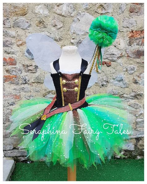 Girls Pirate Fairy Tutu Dress Costume. Neverland Princess | Etsy