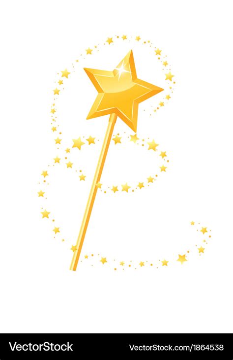 Magic wand Royalty Free Vector Image - VectorStock