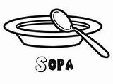 44 Sopa colorear Ideas  soup coloring Pages How To Draw Hands sketch template