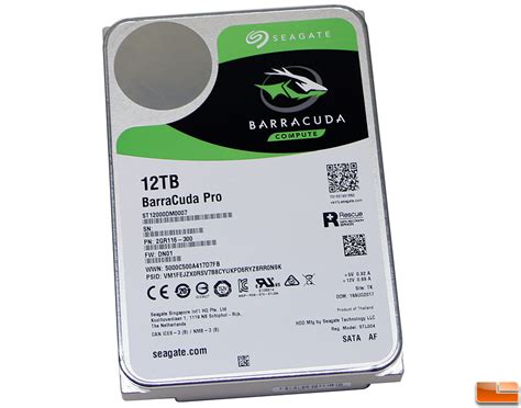 Seagate BarraCuda Pro 12TB Hard Drive Review - Legit Reviews