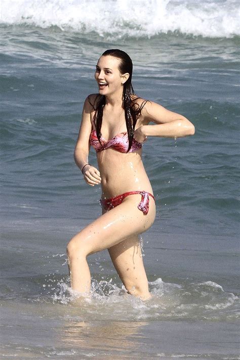 Leighton Meester Shows Off Her Bikini Body During Vacations