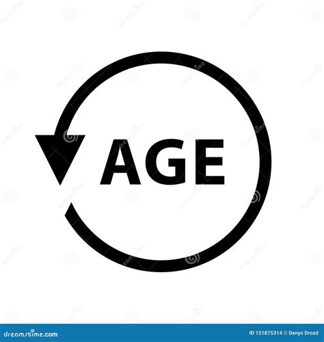 Age Vector Icon. Age Symbol Illustration Stock Vector - Illustration of ...