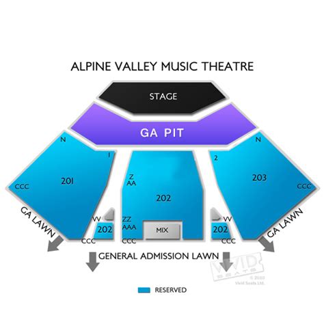 Alpine Valley Seating Charts and Tickets