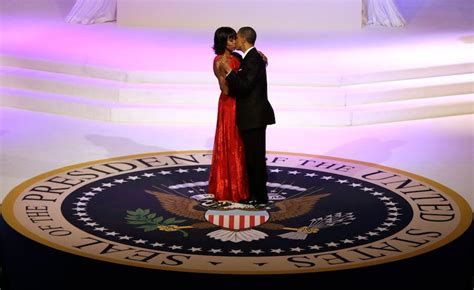 PHOTO: Michelle Obama's Stunning Red Inauguration Dress - Business Insider