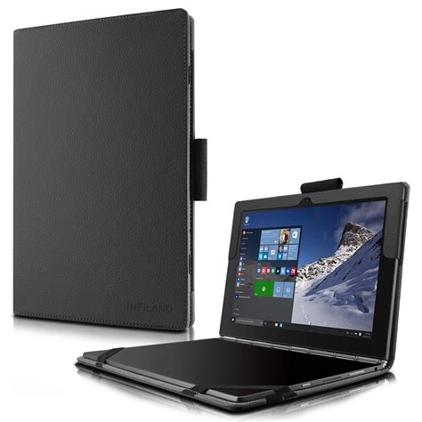 Infiland Case for Lenovo Yoga Book, Super Thin Folio Stand Cover ...