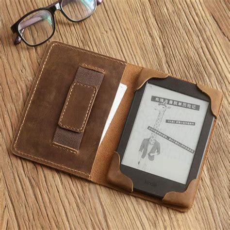 K01 Handmade Personalized Leather Kindle Paperwhite Case | Gadgetsin