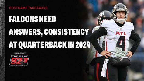 McElhaney: The Falcons need answers, consistency at quarterback in new year