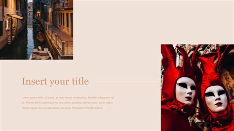 Venice Carnival Templates for PowerPoint|Lifestyle