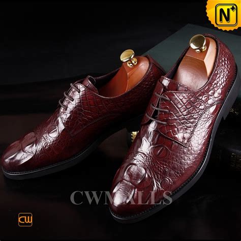 CWMALLS® Embossed Leather Oxfords CW716020 | cwmalls.com