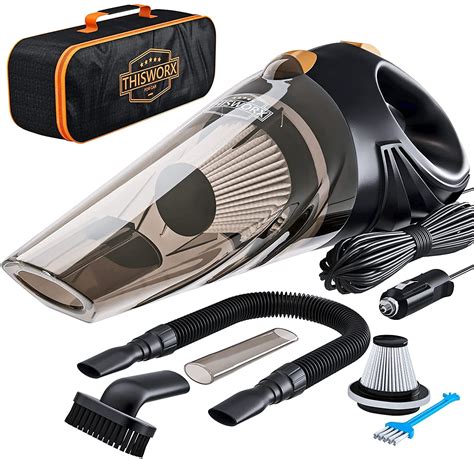 ThisWorx Car Vacuum Cleaner - Car Accessories - Small 12V High Power ...