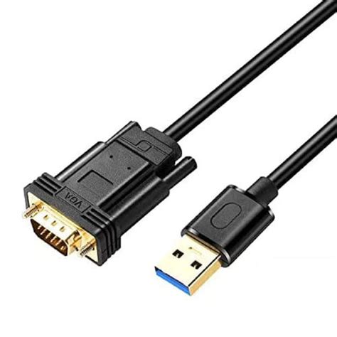 GetUSCart- USB to VGA Adapter Cable, 1080P Full HD USB 3.0 to 15Pin D ...