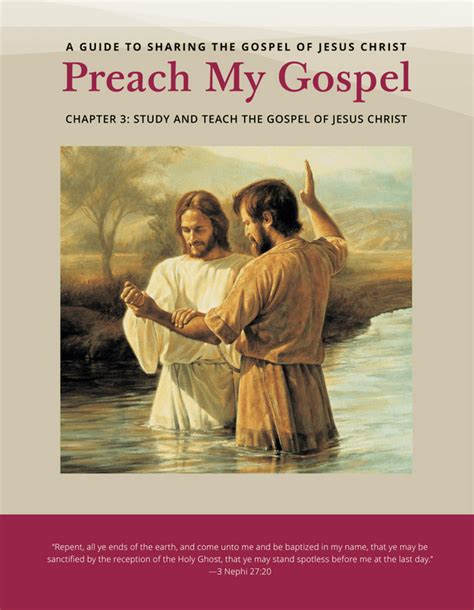 Preach My Gospel Chapter 3 | Philippines Store