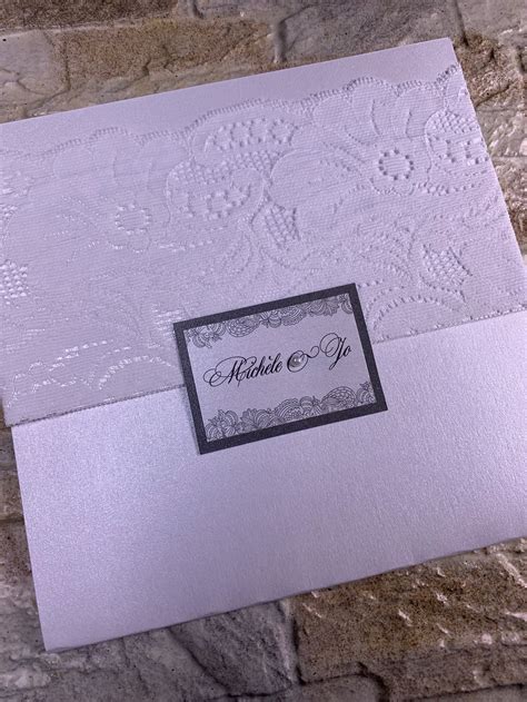 Lace Wedding Invitation Lace Invitations Lace Wedding | Etsy